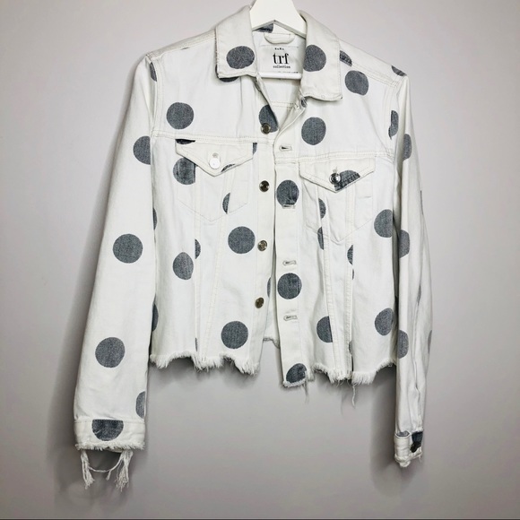 ZARA Dots White Jacket - Picture 5 of 8